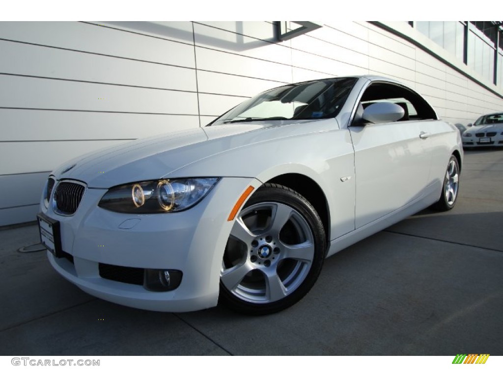 2008 3 Series 328i Convertible - Alpine White / Saddle Brown/Black photo #1
