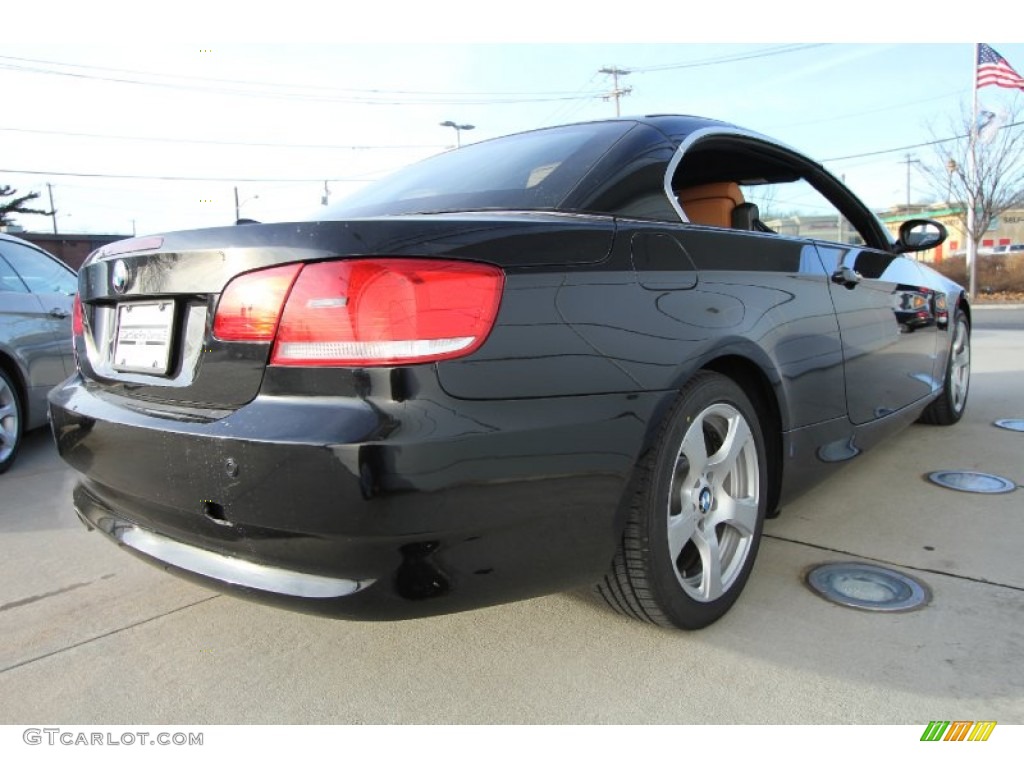 2009 3 Series 328i Convertible - Black Sapphire Metallic / Saddle Brown Dakota Leather photo #5