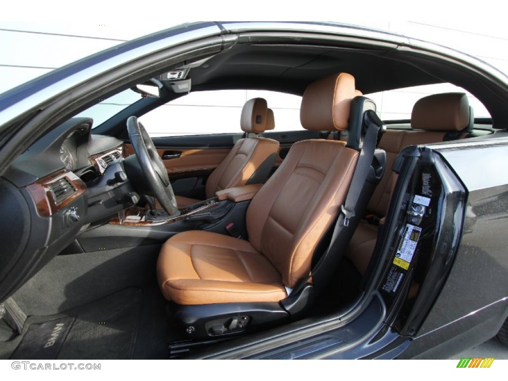 2009 3 Series 328i Convertible - Black Sapphire Metallic / Saddle Brown Dakota Leather photo #9