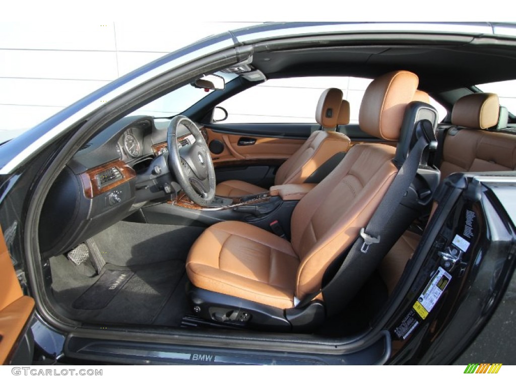 2009 3 Series 328i Convertible - Black Sapphire Metallic / Saddle Brown Dakota Leather photo #10