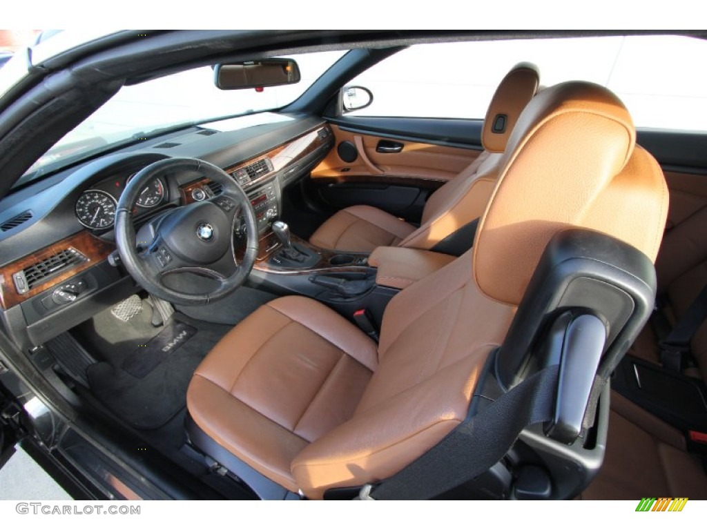 2009 3 Series 328i Convertible - Black Sapphire Metallic / Saddle Brown Dakota Leather photo #11