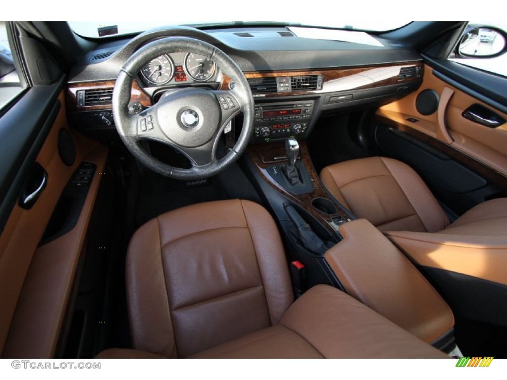 2009 3 Series 328i Convertible - Black Sapphire Metallic / Saddle Brown Dakota Leather photo #12