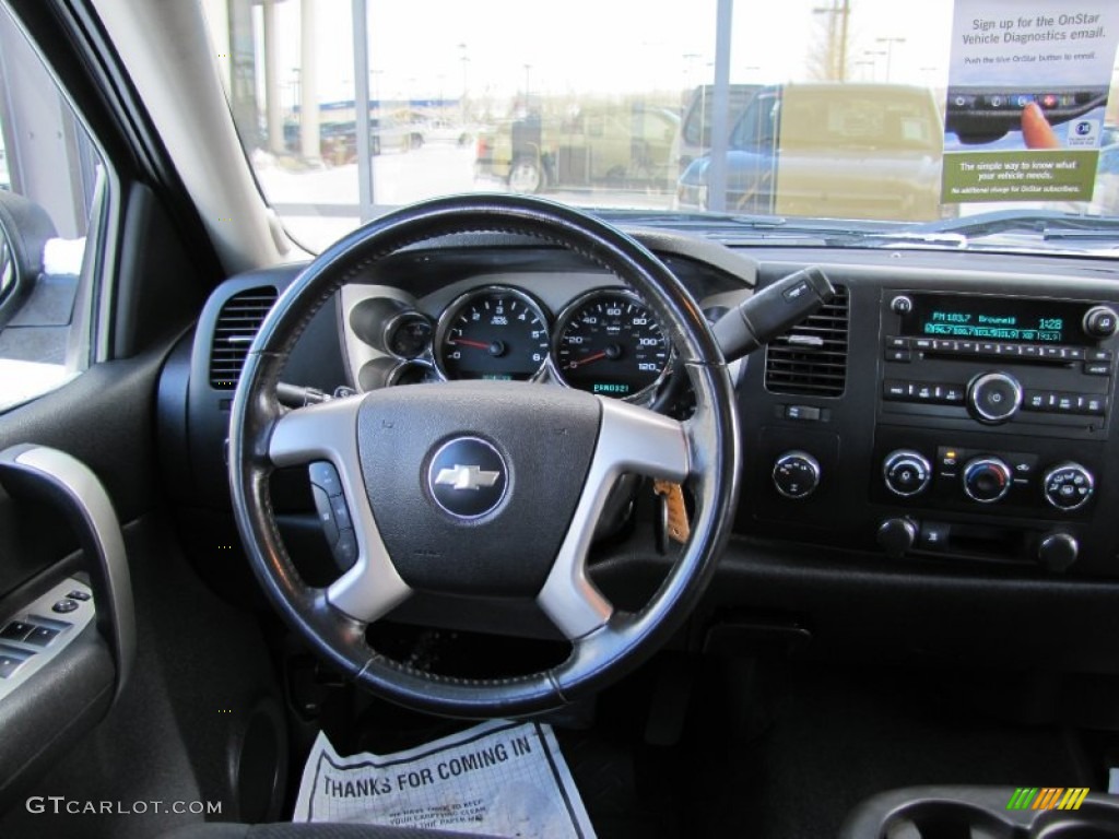 2007 Silverado 1500 LT Crew Cab 4x4 - Graystone Metallic / Ebony Black photo #9