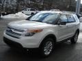 2012 White Suede Ford Explorer XLT 4WD  photo #4