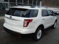 2012 White Suede Ford Explorer XLT 4WD  photo #8