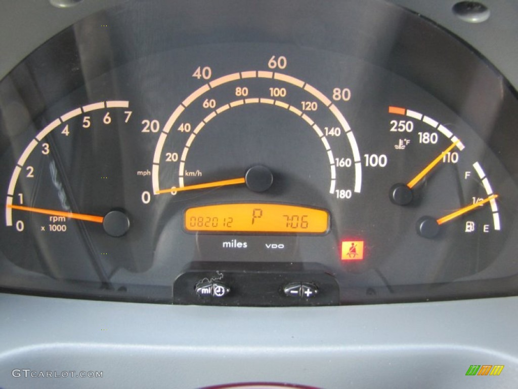 2006 Dodge Sprinter Van 2500 High Roof Passenger Gauges Photo #60010442