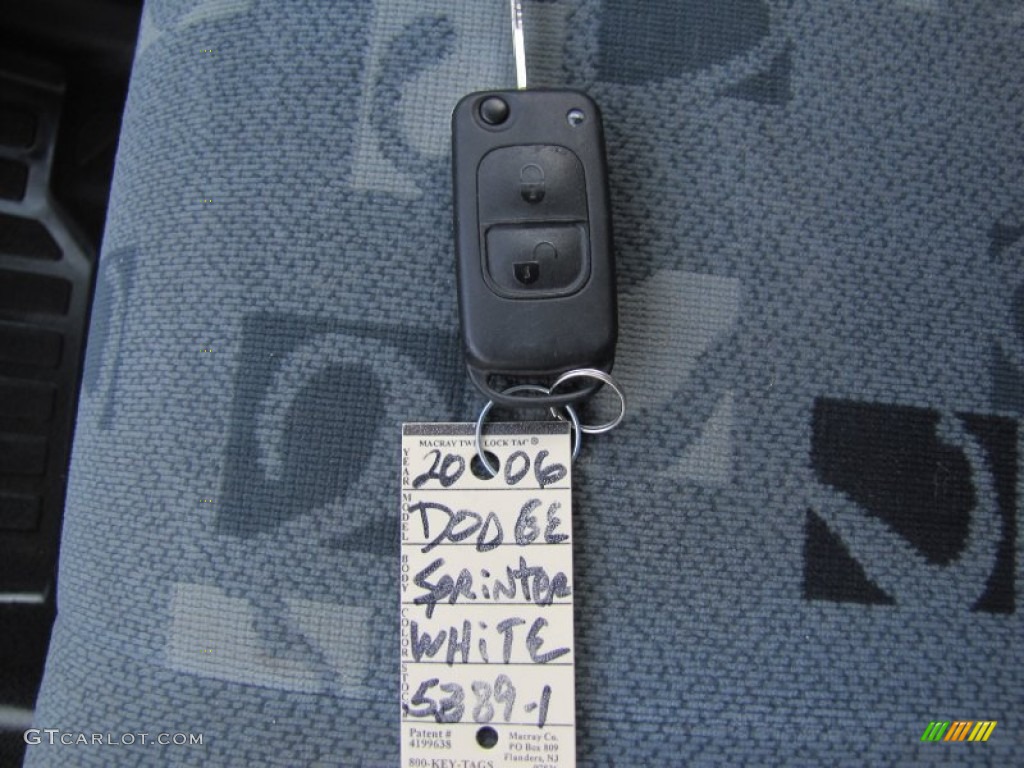 2006 Dodge Sprinter Van 2500 High Roof Passenger Keys Photo #60010570