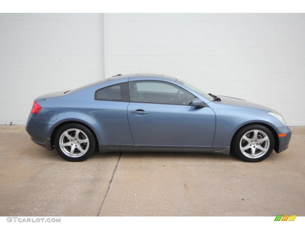 2005 G 35 Coupe - Athens Blue / Wheat photo #2