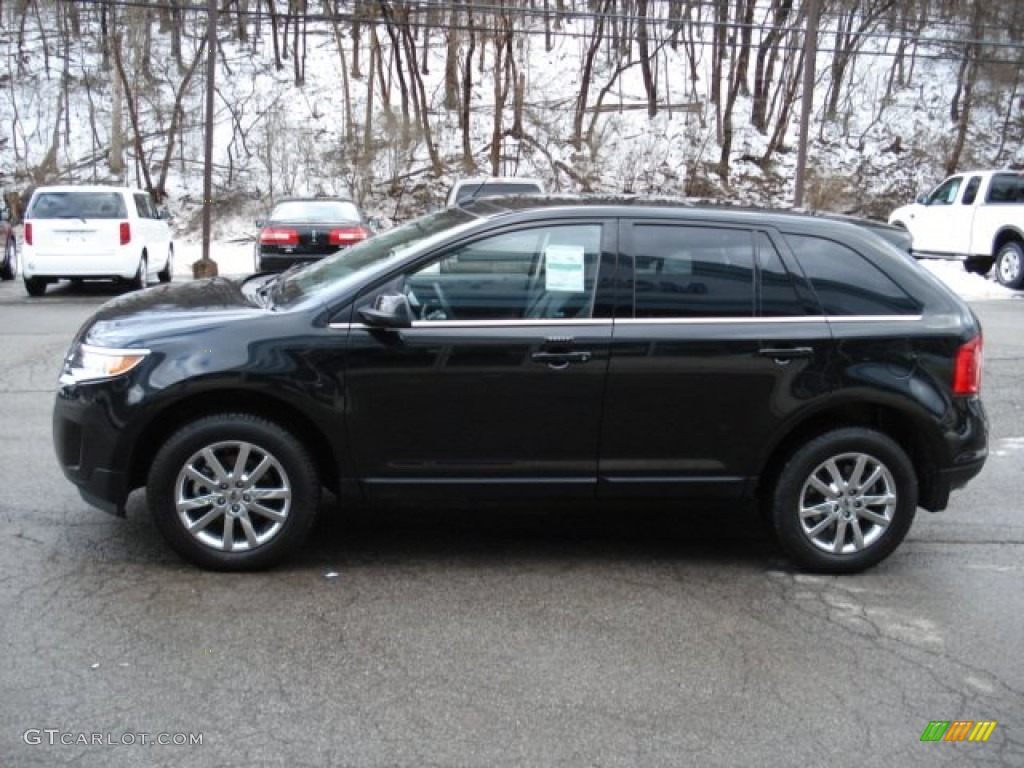 2012 Edge Limited AWD - Black / Charcoal Black photo #5