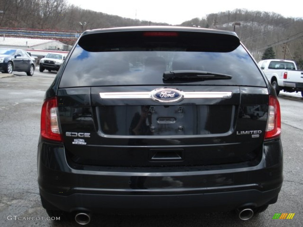 2012 Edge Limited AWD - Black / Charcoal Black photo #7