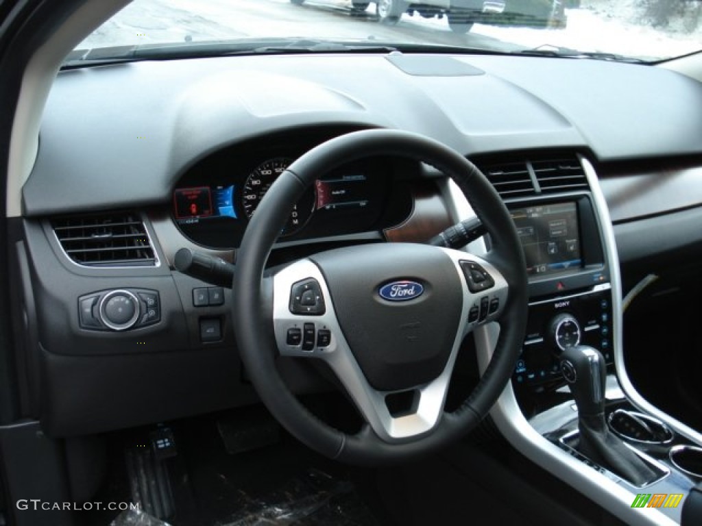 2012 Edge Limited AWD - Black / Charcoal Black photo #10