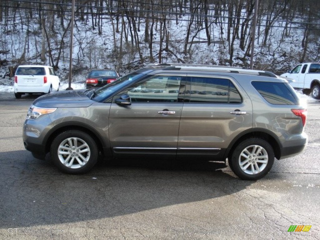 2012 Explorer XLT EcoBoost - Sterling Gray Metallic / Medium Light Stone photo #5