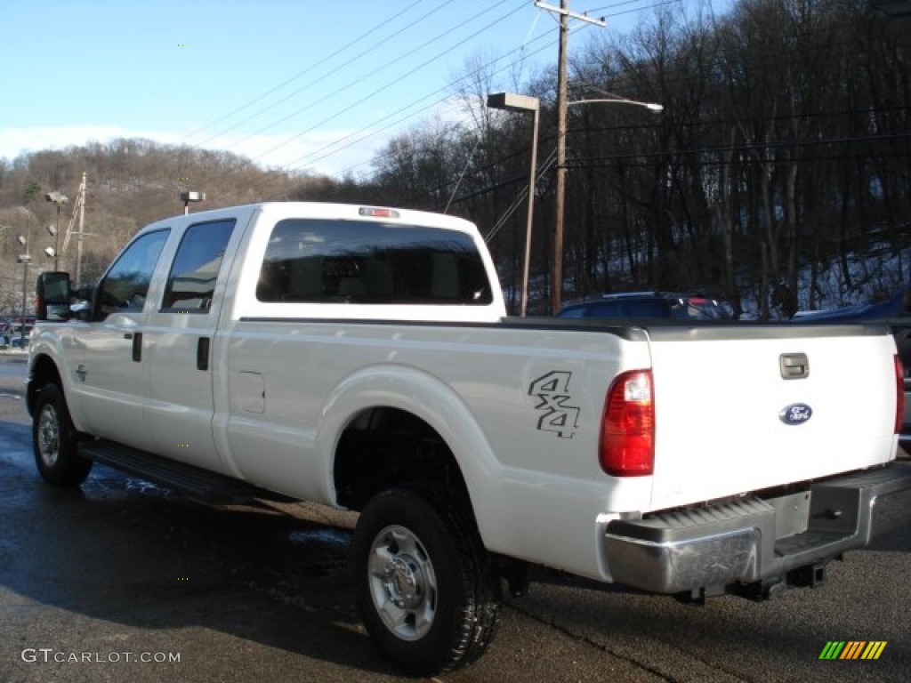 2012 F350 Super Duty XLT Crew Cab 4x4 - Oxford White / Steel photo #6