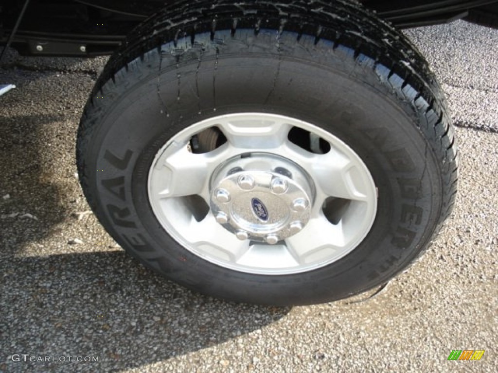 2012 F350 Super Duty XLT Crew Cab 4x4 - Oxford White / Steel photo #9