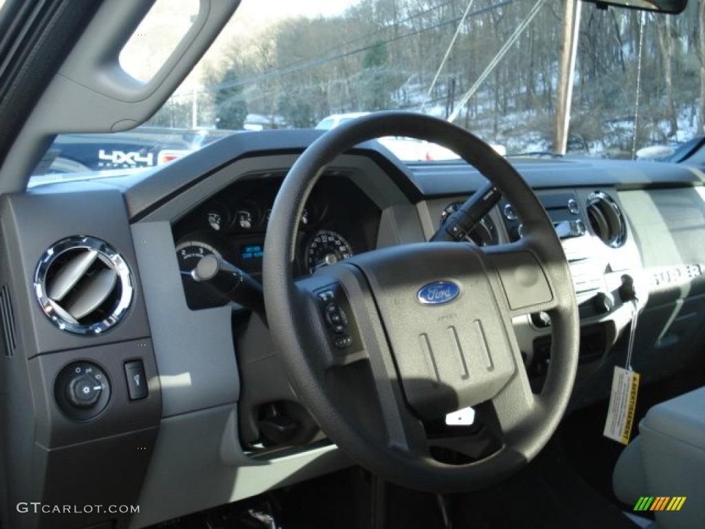 2012 F350 Super Duty XLT Crew Cab 4x4 - Oxford White / Steel photo #10