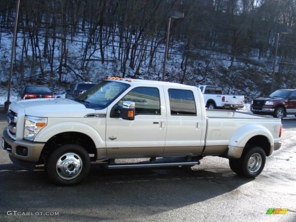 2012 White Platinum Metallic TriCoat Ford F350 Super Duty King Ranch