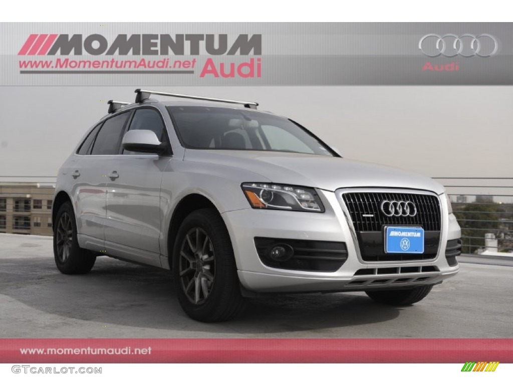 2009 Q5 3.2 Premium quattro - Ice Silver Metallic / Light Gray photo #1