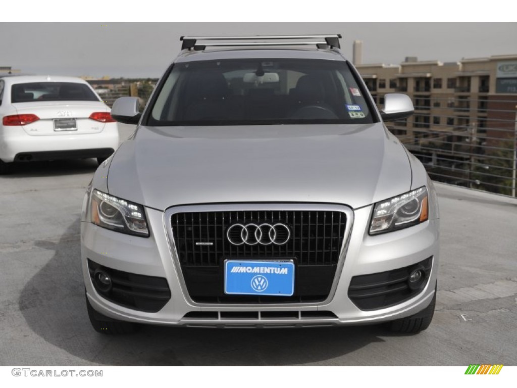 2009 Q5 3.2 Premium quattro - Ice Silver Metallic / Light Gray photo #2