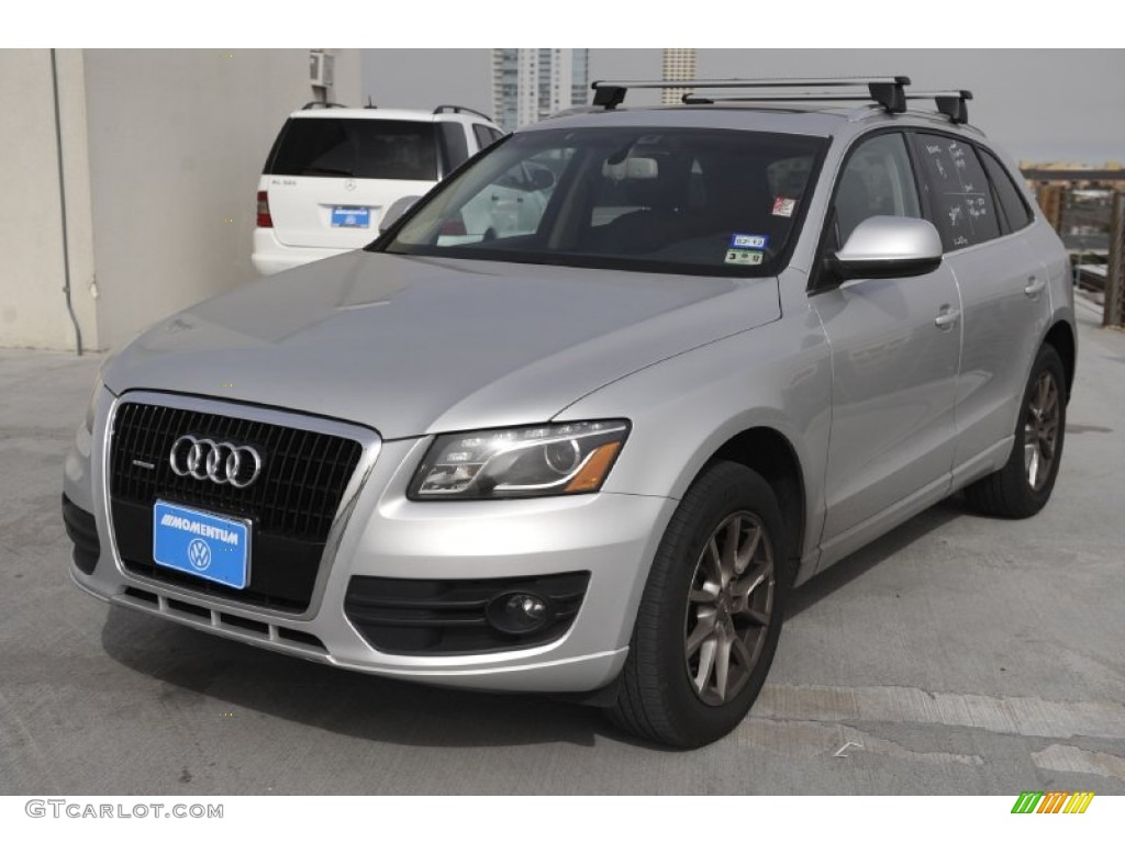 2009 Q5 3.2 Premium quattro - Ice Silver Metallic / Light Gray photo #3