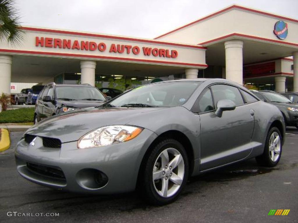 2008 Eclipse GS Coupe - Satin Meisai Gray Pearl / Dark Charcoal photo #1