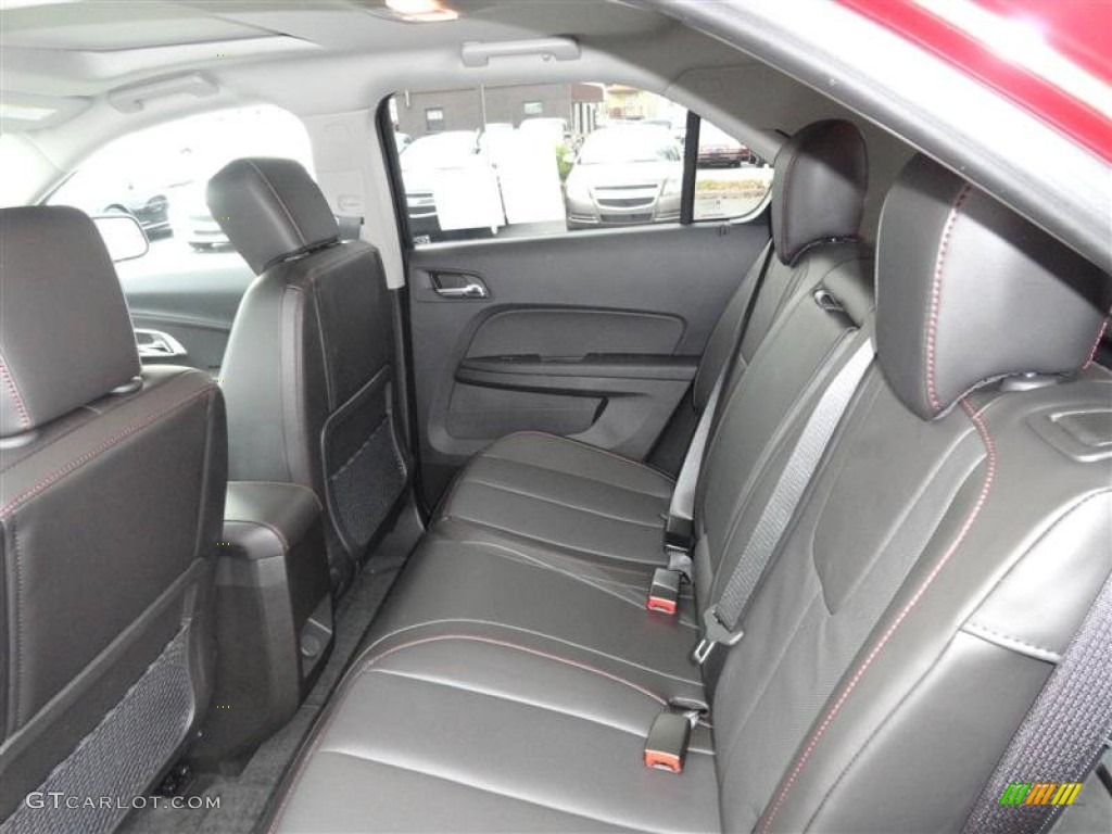 Jet Black Interior 2012 Chevrolet Equinox LTZ AWD Photo #60013330