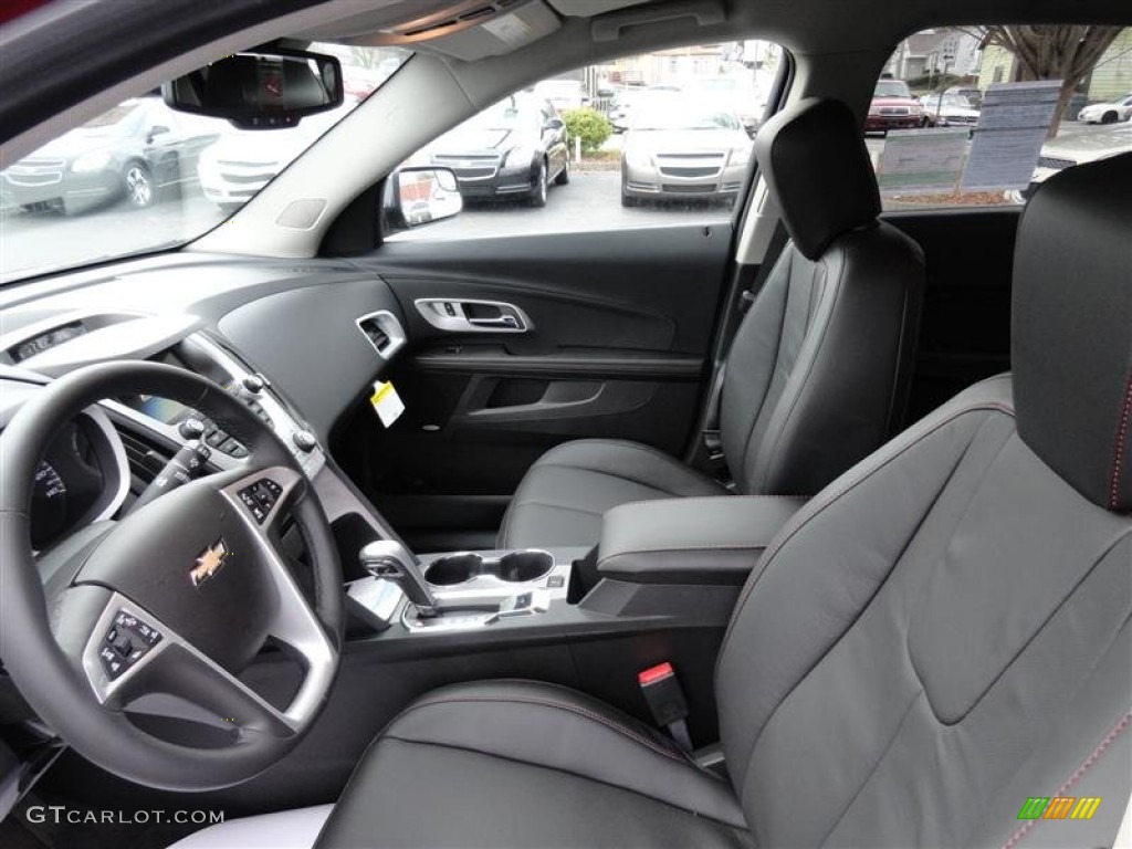 Jet Black Interior 2012 Chevrolet Equinox LTZ AWD Photo #60013339