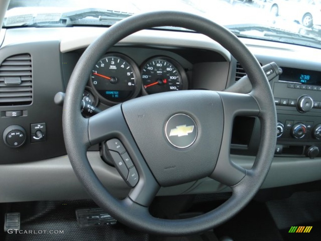 2012 Silverado 1500 Work Truck Regular Cab 4x4 - Summit White / Dark Titanium photo #18