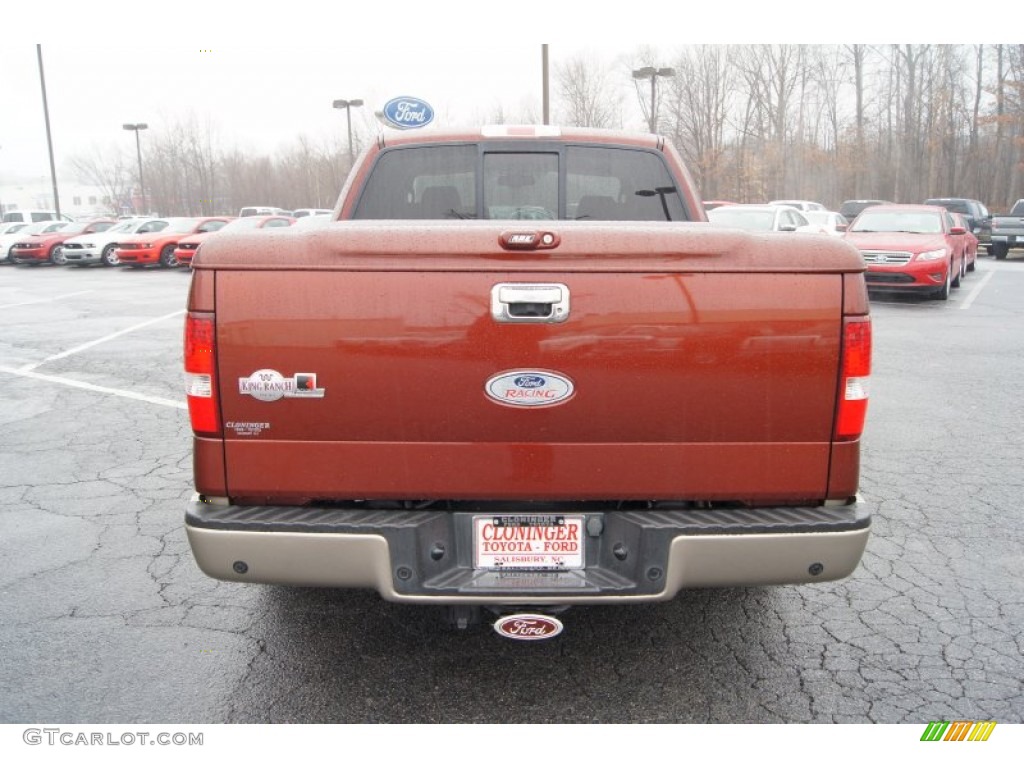 2005 F150 King Ranch SuperCrew 4x4 - Dark Copper Metallic / Castano Brown Leather photo #4
