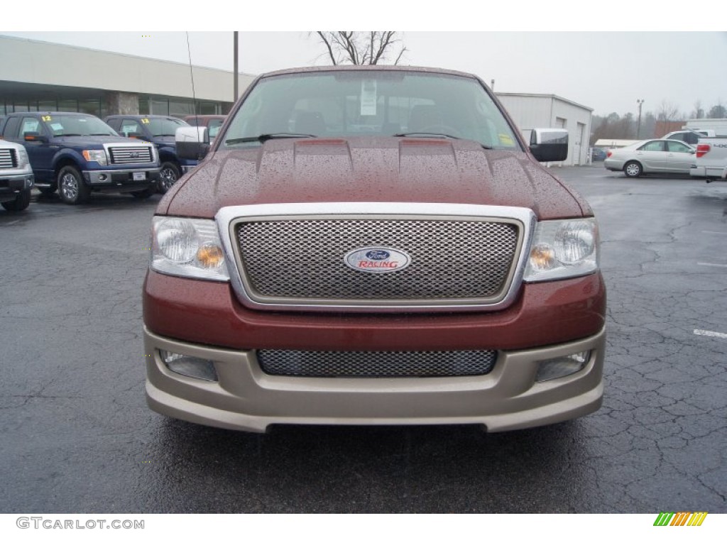 2005 F150 King Ranch SuperCrew 4x4 - Dark Copper Metallic / Castano Brown Leather photo #7