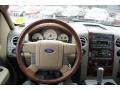 Castano Brown Leather Steering Wheel Photo for 2005 Ford F150 #60015751