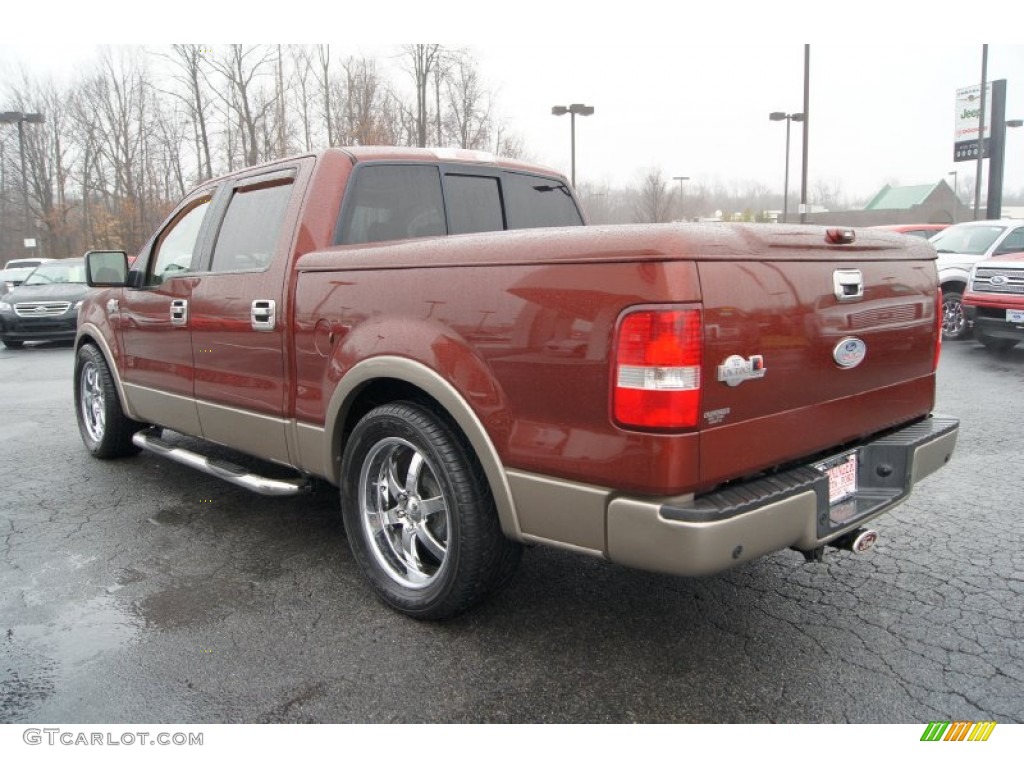 2005 F150 King Ranch SuperCrew 4x4 - Dark Copper Metallic / Castano Brown Leather photo #44