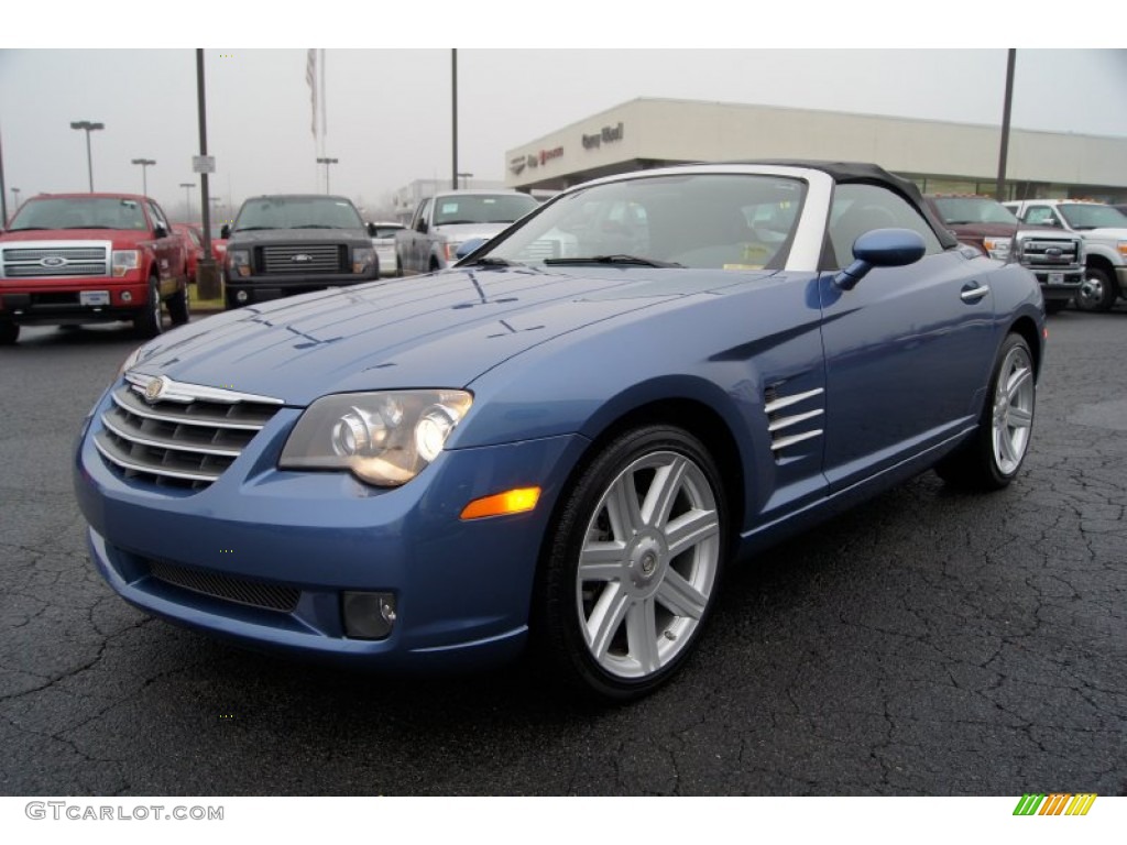 2006 Crossfire Limited Roadster - Aero Blue Pearl / Dark Slate Gray/Medium Slate Gray photo #6