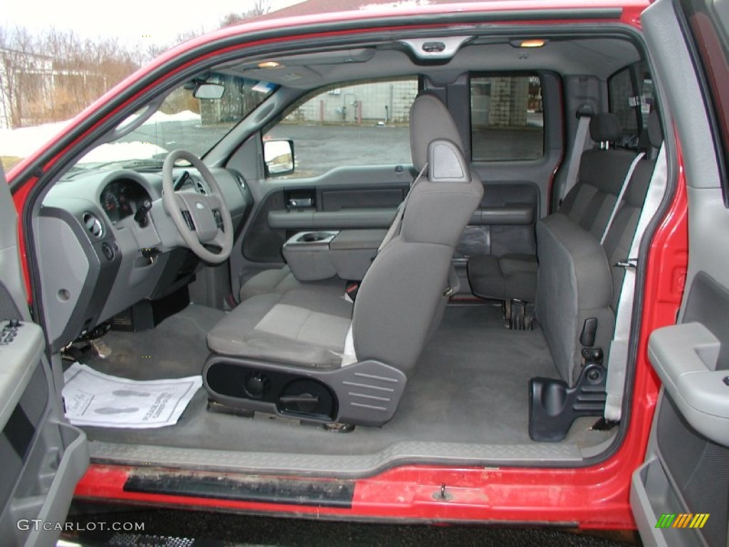 2004 F150 XLT SuperCab 4x4 - Bright Red / Medium/Dark Flint photo #20