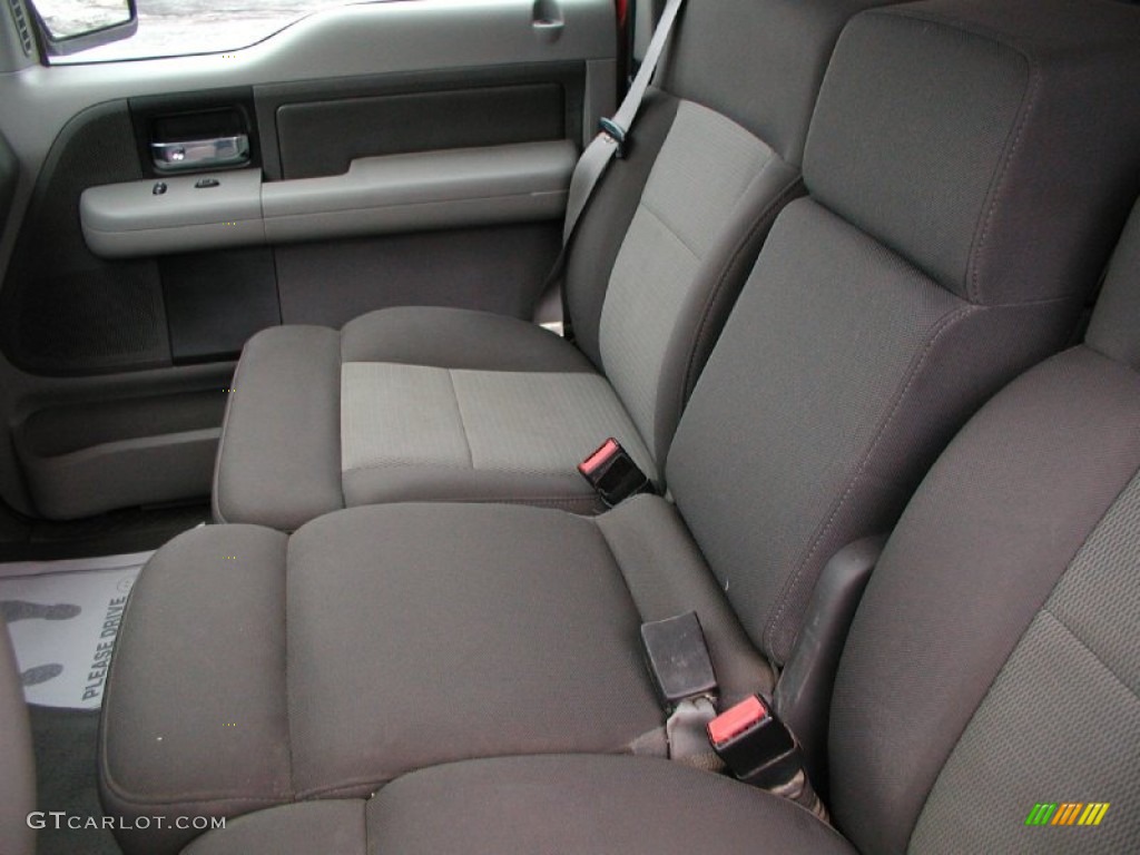 Medium/Dark Flint Interior 2004 Ford F150 XLT SuperCab 4x4 Photo #60016513