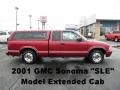 2001 Cherry Red Metallic GMC Sonoma SL Extended Cab  photo #1