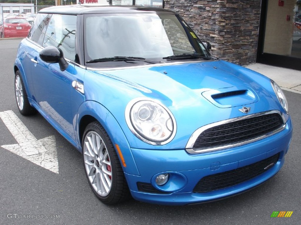Laser Blue Metallic 2009 Mini Cooper John Cooper Works Hardtop Exterior Photo #60017749