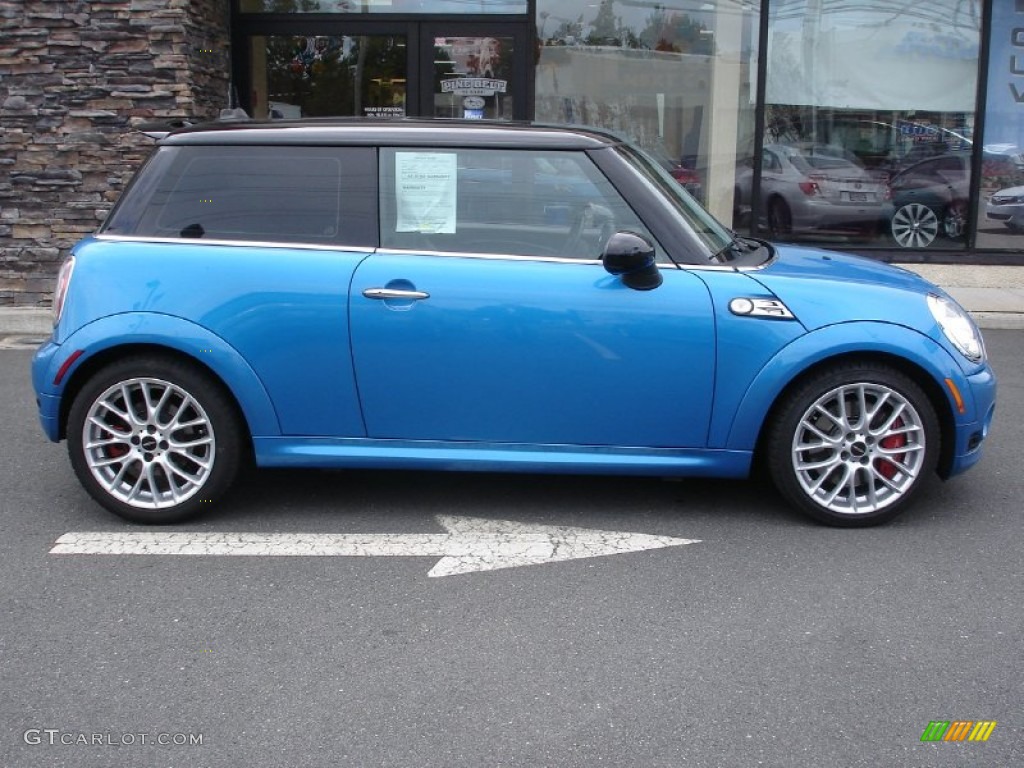 Laser Blue Metallic 2009 Mini Cooper John Cooper Works Hardtop Exterior Photo #60017785