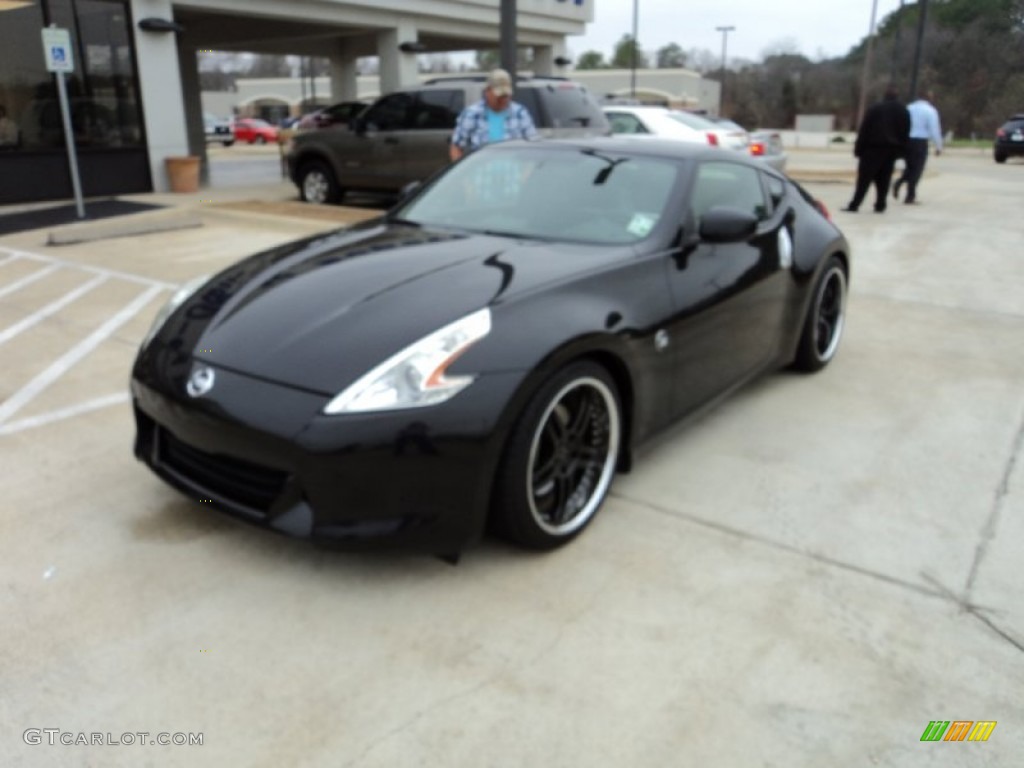 2009 370Z Coupe - Magnetic Black / Black Cloth photo #1