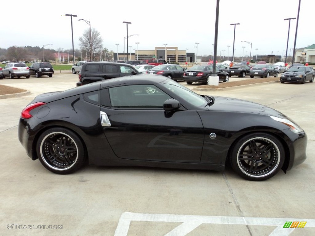 2009 370Z Coupe - Magnetic Black / Black Cloth photo #6