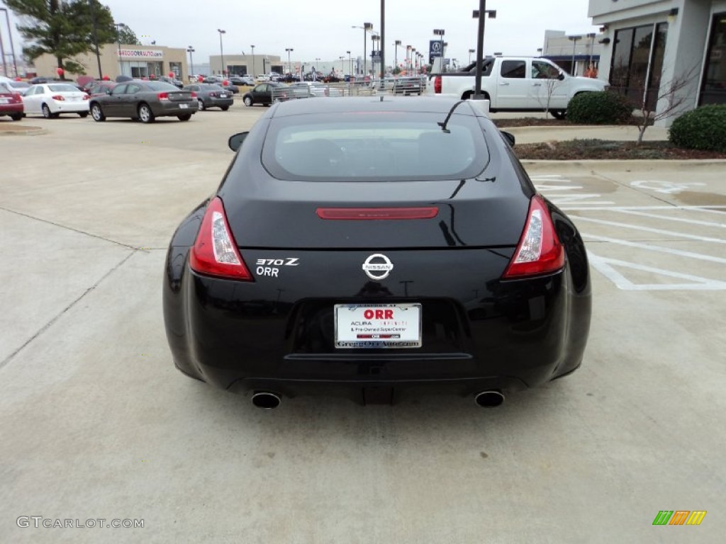 2009 370Z Coupe - Magnetic Black / Black Cloth photo #8