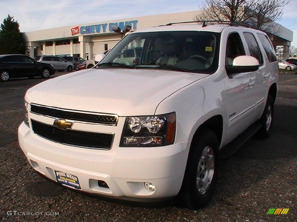 2011 Tahoe LT 4x4 - Summit White / Light Titanium/Dark Titanium photo #1