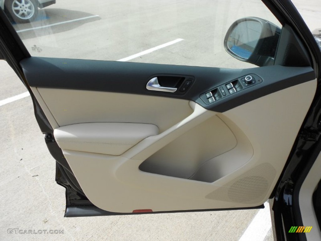 2012 Volkswagen Tiguan SE 4Motion Beige Door Panel Photo #60019526