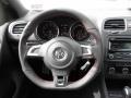 Interlagos Plaid Cloth Steering Wheel Photo for 2012 Volkswagen GTI #60019784