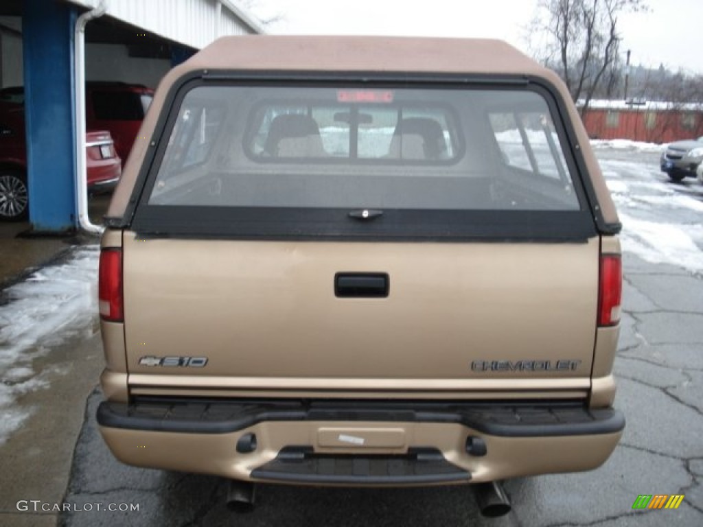 2000 S10 LS Regular Cab - Sunset Gold Metallic / Beige photo #7