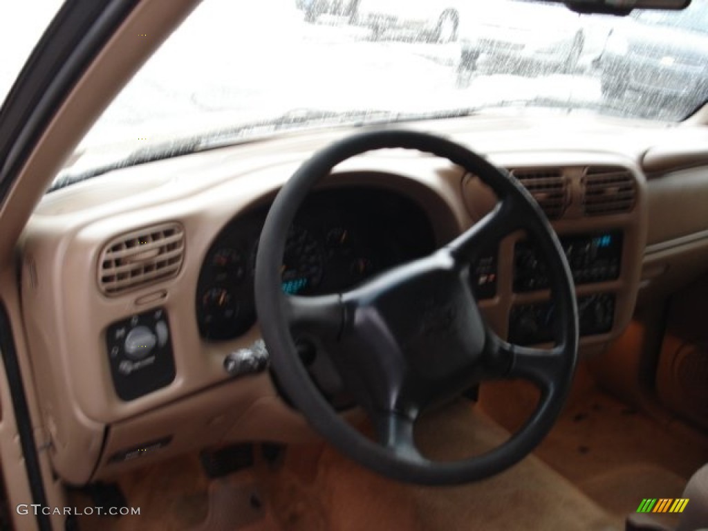 2000 S10 LS Regular Cab - Sunset Gold Metallic / Beige photo #13