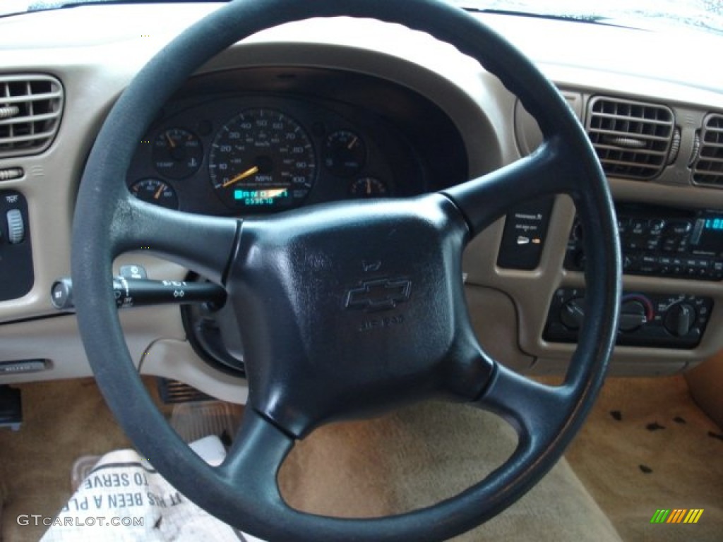 2000 Chevrolet S10 LS Regular Cab Beige Steering Wheel Photo #60020287