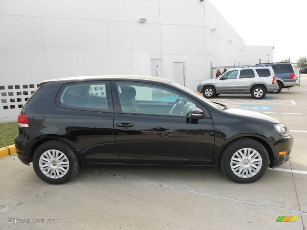 Black 2012 Volkswagen Golf 2 Door Exterior Photo #60020333