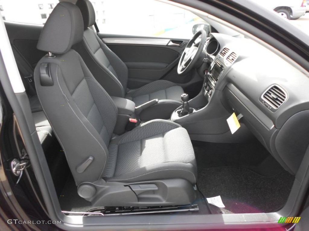 2012 Volkswagen Golf 2 Door TDI Front Seat Photo #60020600
