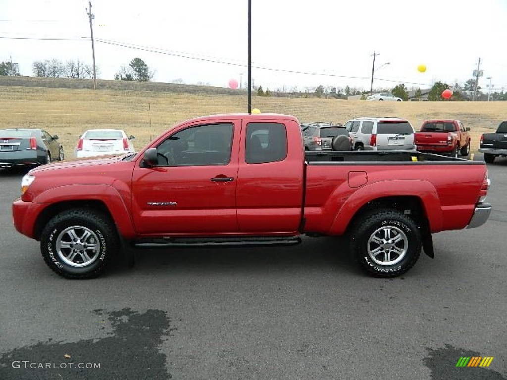 Barcelona Red Metallic 2011 Toyota Tacoma V6 SR5 Access Cab 4x4 Exterior Photo #60021626