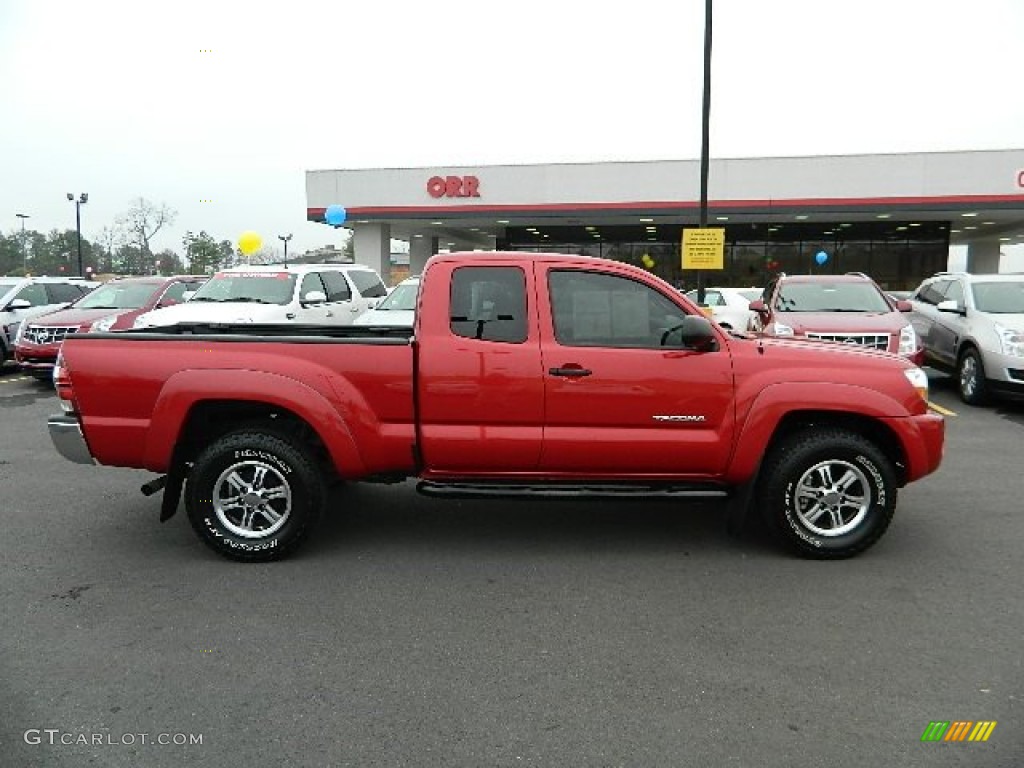 Barcelona Red Metallic 2011 Toyota Tacoma V6 SR5 Access Cab 4x4 Exterior Photo #60021686